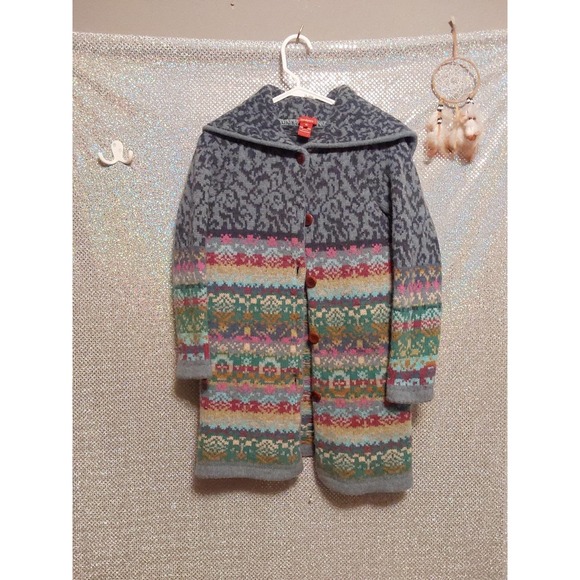 Vintage Little girls peacoat.(H)